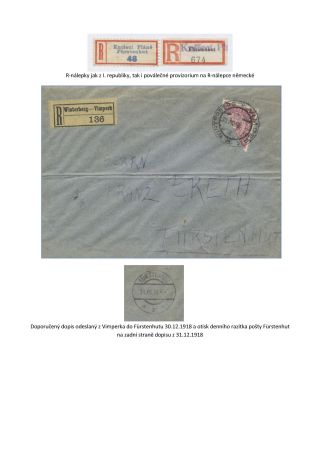 TSCHECHISCHE LÄNDER - POSTÄMTER VERSCHWUNDENE AUS DEN KARTEN – Blatt 123