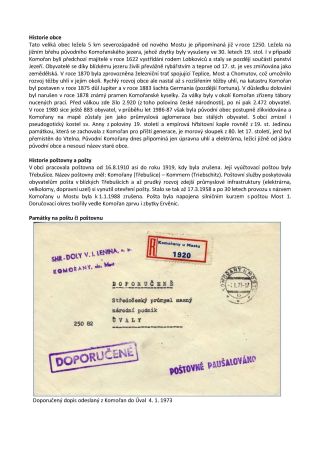 TSCHECHISCHE LÄNDER - POSTÄMTER VERSCHWUNDENE AUS DEN KARTEN – Blatt 126