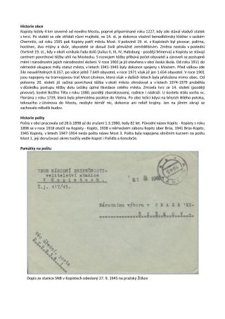 TSCHECHISCHE LÄNDER - POSTÄMTER VERSCHWUNDENE AUS DEN KARTEN – Blatt 130