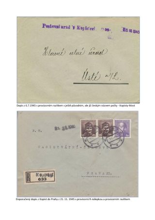 TSCHECHISCHE LÄNDER - POSTÄMTER VERSCHWUNDENE AUS DEN KARTEN – Blatt 131