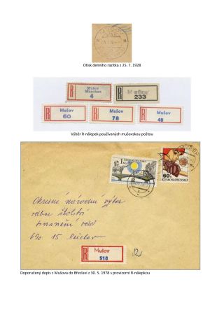 CZECH LANDS - POST OFFICES DISAPPEARED FROM MAPS – sheet 179