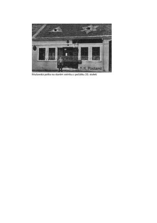 CZECH LANDS - POST OFFICES DISAPPEARED FROM MAPS – sheet 180