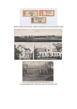 CZECH LANDS - POST OFFICES DISAPPEARED FROM MAPS – sheet 187