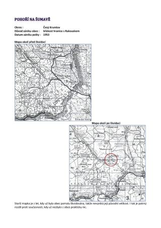CZECH LANDS - POST OFFICES DISAPPEARED FROM MAPS – sheet 193