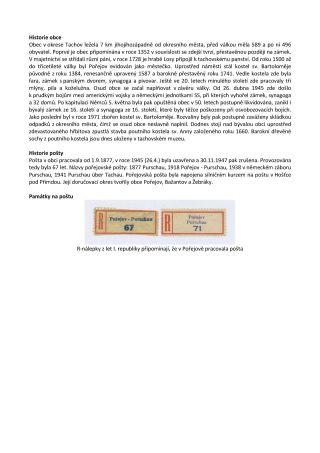 CZECH LANDS - POST OFFICES DISAPPEARED FROM MAPS – sheet 198