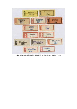 CZECH LANDS - POST OFFICES DISAPPEARED FROM MAPS – sheet 208
