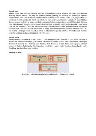 TSCHECHISCHE LÄNDER - POSTÄMTER VERSCHWUNDENE AUS DEN KARTEN – Blatt 210