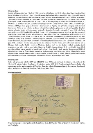 TSCHECHISCHE LÄNDER - POSTÄMTER VERSCHWUNDENE AUS DEN KARTEN – Blatt 218