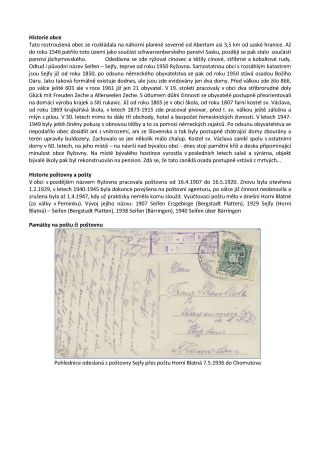 TSCHECHISCHE LÄNDER - POSTÄMTER VERSCHWUNDENE AUS DEN KARTEN – Blatt 226