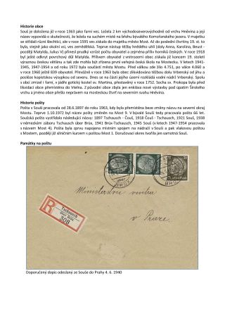 TSCHECHISCHE LÄNDER - POSTÄMTER VERSCHWUNDENE AUS DEN KARTEN – Blatt 230