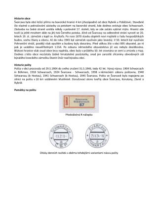 TSCHECHISCHE LÄNDER - POSTÄMTER VERSCHWUNDENE AUS DEN KARTEN – Blatt 234
