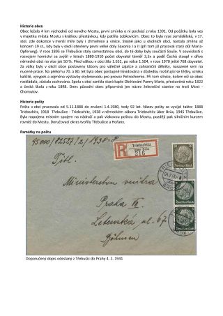 TSCHECHISCHE LÄNDER - POSTÄMTER VERSCHWUNDENE AUS DEN KARTEN – Blatt 238