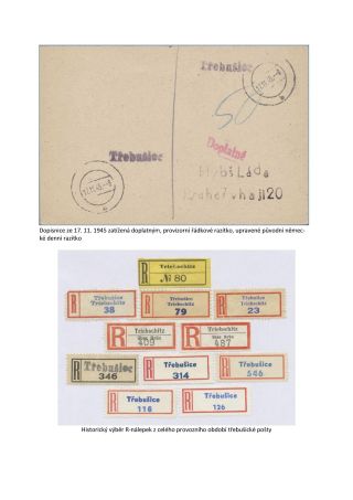 TSCHECHISCHE LÄNDER - POSTÄMTER VERSCHWUNDENE AUS DEN KARTEN – Blatt 239