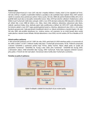 CZECH LANDS - POST OFFICES DISAPPEARED FROM MAPS – sheet 242