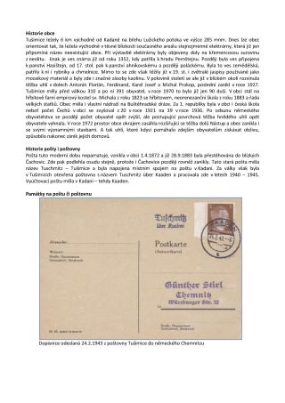 CZECH LANDS - POST OFFICES DISAPPEARED FROM MAPS – sheet 244
