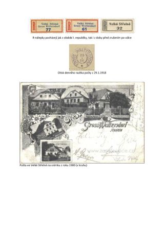 CZECH LANDS - POST OFFICES DISAPPEARED FROM MAPS – sheet 247