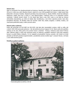 CZECH LANDS - POST OFFICES DISAPPEARED FROM MAPS – sheet 254