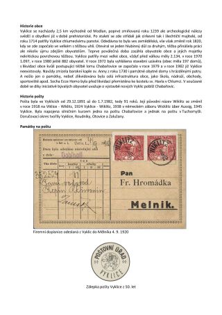 TSCHECHISCHE LÄNDER - POSTÄMTER VERSCHWUNDENE AUS DEN KARTEN – Blatt 258