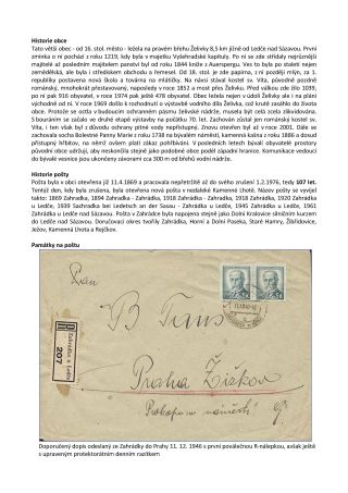 TSCHECHISCHE LÄNDER - POSTÄMTER VERSCHWUNDENE AUS DEN KARTEN – Blatt 266