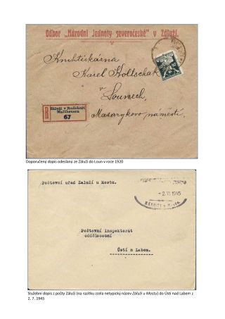 CZECH LANDS - POST OFFICES DISAPPEARED FROM MAPS – sheet 275