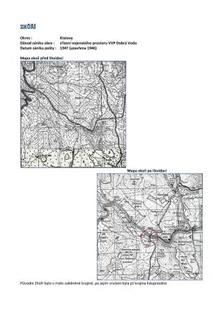 CZECH LANDS - POST OFFICES DISAPPEARED FROM MAPS – sheet 277