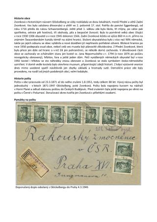 CZECH LANDS - POST OFFICES DISAPPEARED FROM MAPS – sheet 282