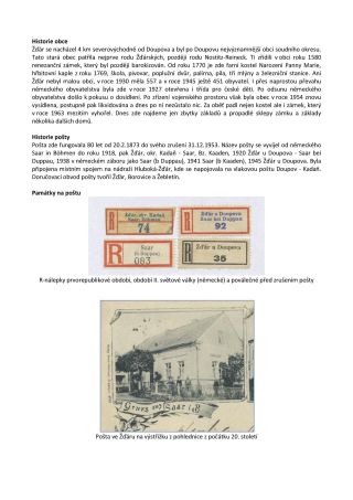 CZECH LANDS - POST OFFICES DISAPPEARED FROM MAPS – sheet 286