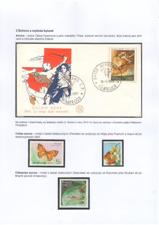 MOTÝLI A MYTOLOGIE – list 1