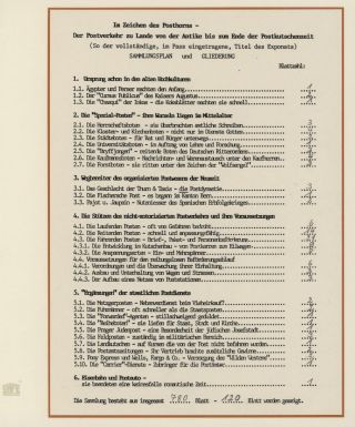 IN THE SIGN OF POSTHORN – sheet 2