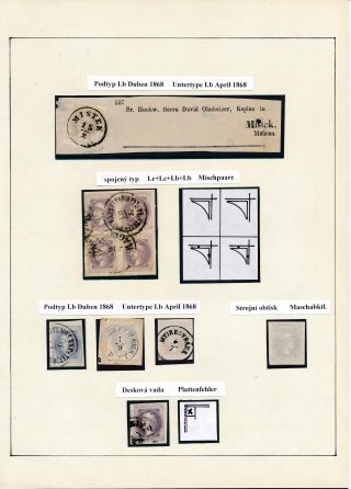 AUSTRIA: NEWSPAPER STAMPS 1851-1890 – sheet 14