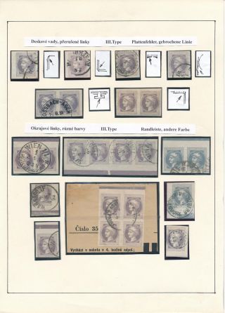 AUSTRIA: NEWSPAPER STAMPS 1851-1890 – sheet 25