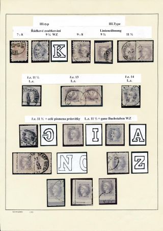AUSTRIA: NEWSPAPER STAMPS 1851-1890 – sheet 26