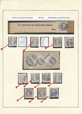 AUSTRIA: NEWSPAPER STAMPS 1851-1890 – sheet 29