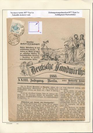 AUSTRIA: NEWSPAPER STAMPS 1851-1890 – sheet 52