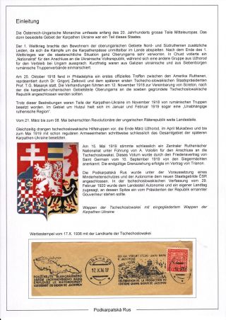 PODKARPATSKÁ RUS V ČESKOSLOVENSKU 1919-1939 – list 3
