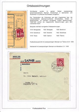 PODKARPATSKÁ RUS V ČESKOSLOVENSKU 1919-1939 – list 9
