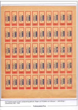 PODKARPATSKÁ RUS V ČESKOSLOVENSKU 1919-1939 – list 10