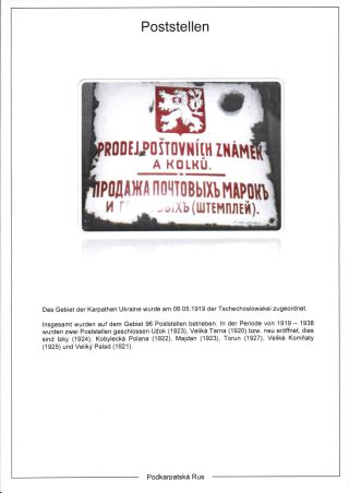 PODKARPATSKÁ RUS V ČESKOSLOVENSKU 1919-1939 – list 11