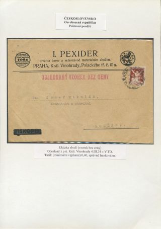 CZECHOSLOVAKIA: LIBERATED REPUBLIC - POSTALY USED – sheet 27
