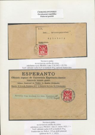 CZECHOSLOVAKIA: LIBERATED REPUBLIC - POSTALY USED – sheet 39