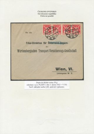 CZECHOSLOVAKIA: LIBERATED REPUBLIC - POSTALY USED – sheet 44