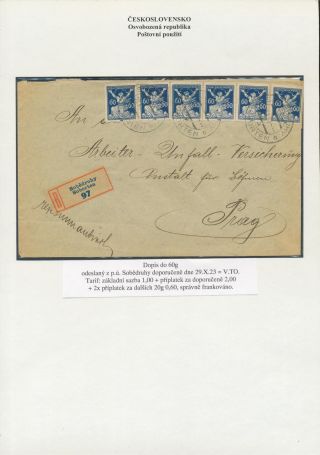 CZECHOSLOVAKIA: LIBERATED REPUBLIC - POSTALY USED – sheet 70