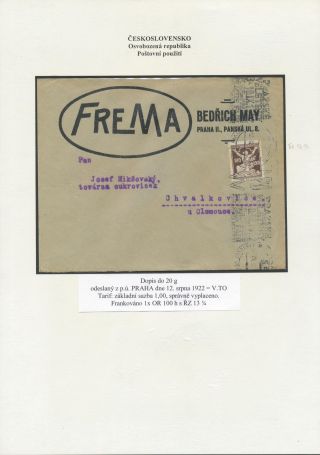 CZECHOSLOVAKIA: LIBERATED REPUBLIC - POSTALY USED – sheet 72