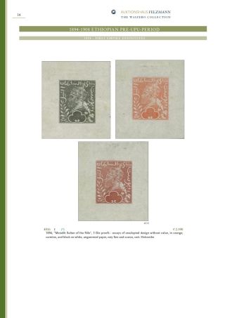 SPECIALISED PHILATELY OF ETHIOPIA – sheet 9