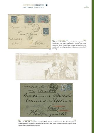 ETHIOPIEN - SPEZIALISIERTE SAMMLUNG – Blatt 24