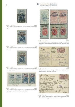 ETHIOPIEN - SPEZIALISIERTE SAMMLUNG – Blatt 43