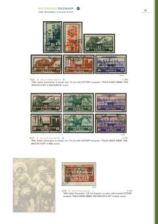 ETHIOPIEN - SPEZIALISIERTE SAMMLUNG – Blatt 62