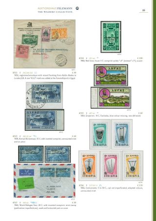 ETHIOPIEN - SPEZIALISIERTE SAMMLUNG – Blatt 84