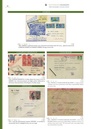 ETHIOPIEN - SPEZIALISIERTE SAMMLUNG – Blatt 91