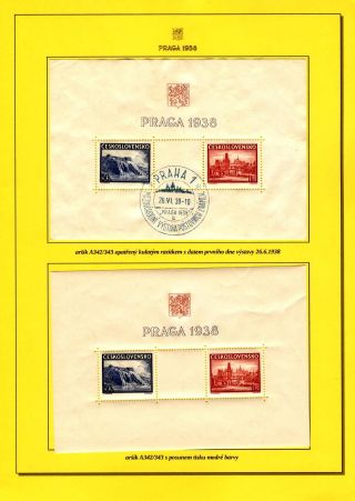 INTERNATIONALE BRIEFMARKENAUSSTELLUNG PRAGA 1938 – Blatt 6